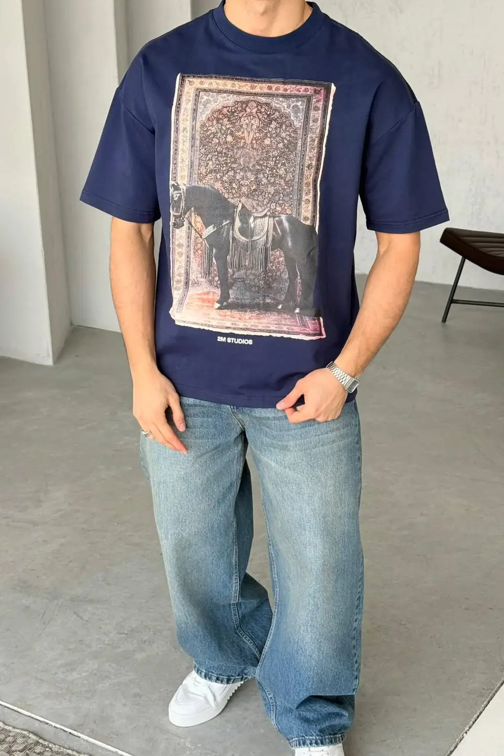 Men Tshirt (The horse) image